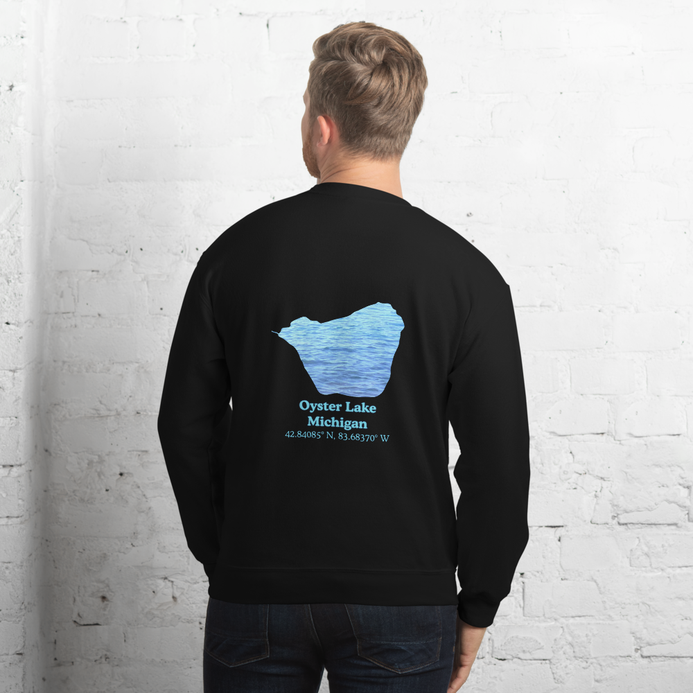Oyster Lake Always Fresh, Sometimes Frozen Unisex Sweatshirt