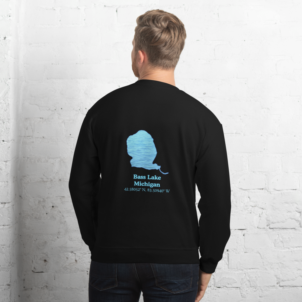 Bass Lake Always Fresh, Sometimes Frozen Unisex Sweatshirt