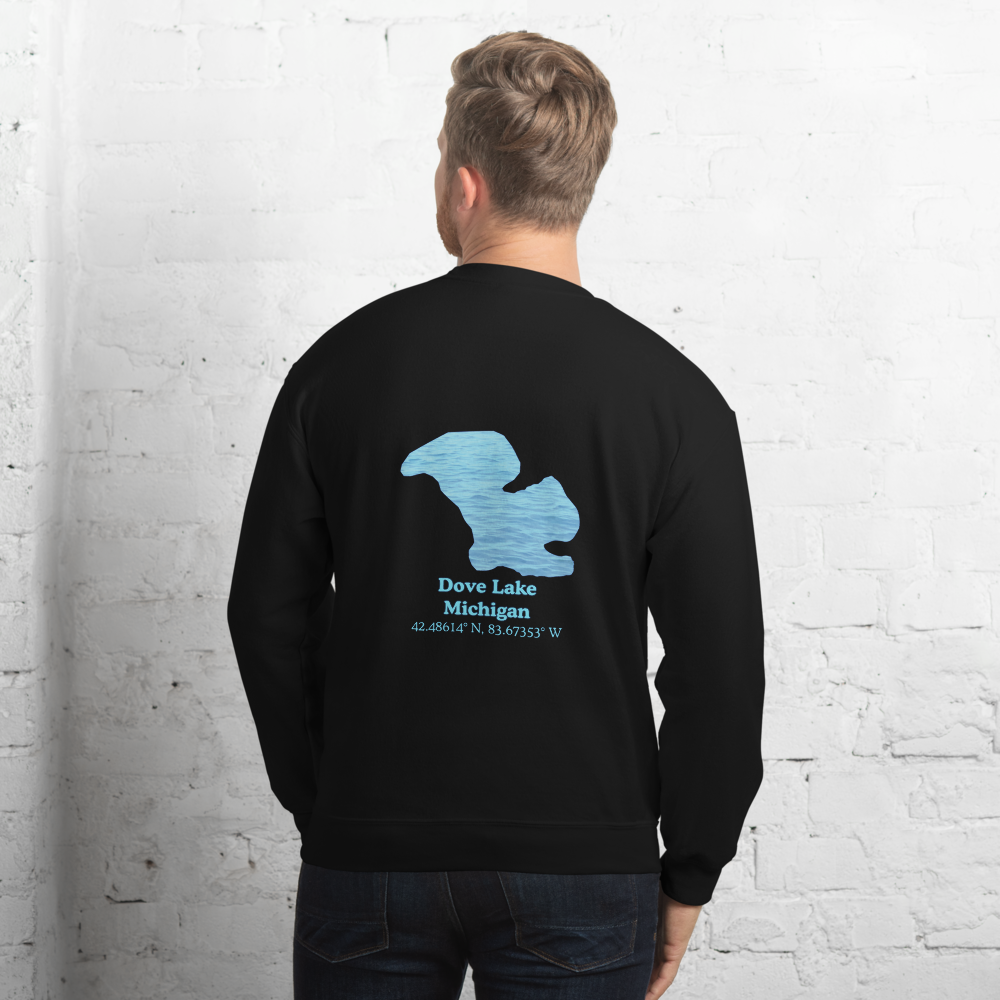 Dove Lake Always Fresh, Sometimes Frozen Unisex Sweatshirt