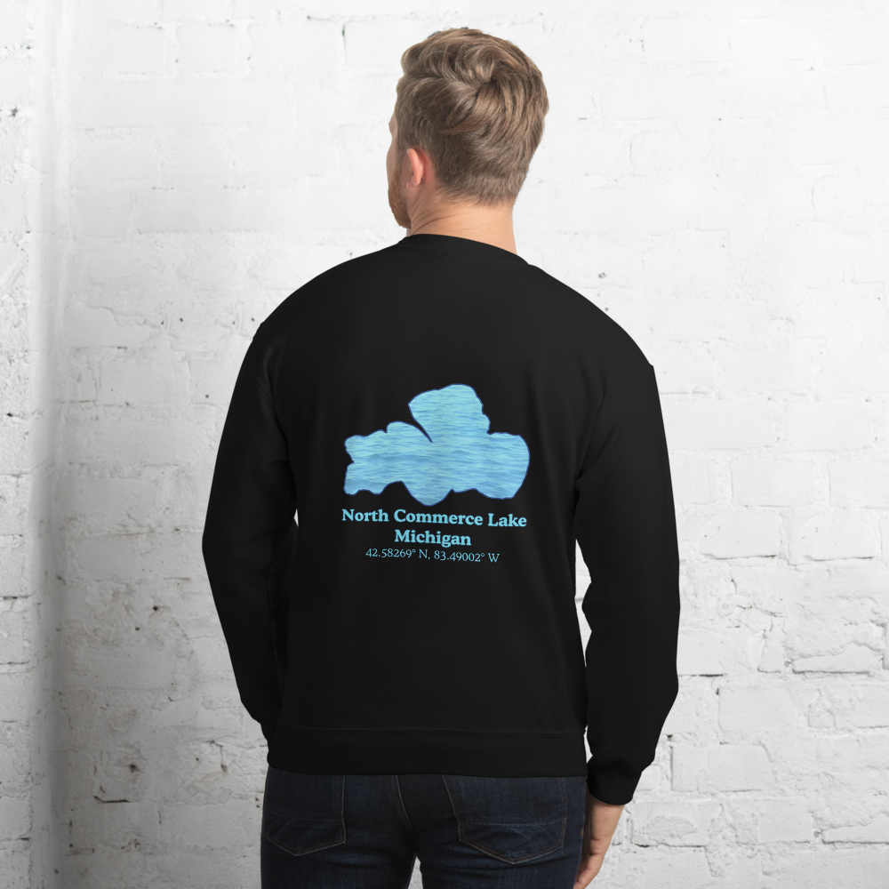 North Commerce Lake Always Fresh, Sometimes Frozen Unisex Sweatshirt