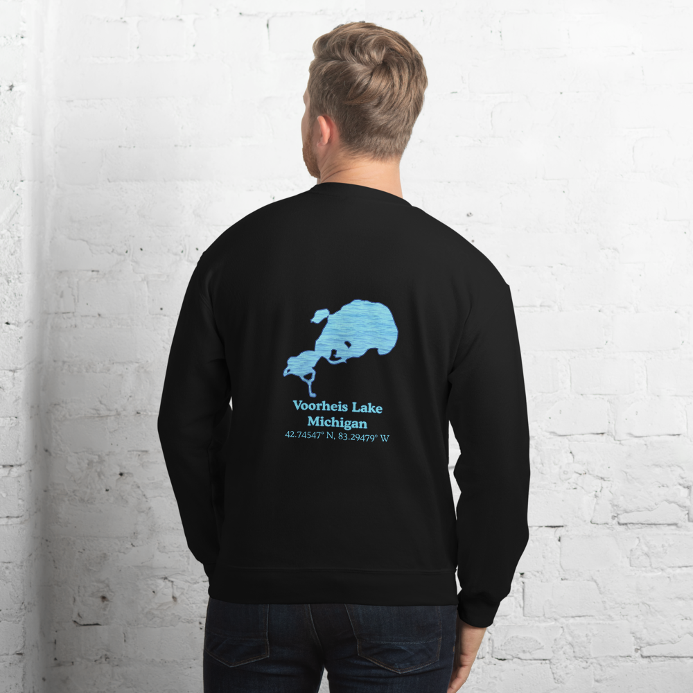 Voorheis Lake Always Fresh, Sometimes Frozen Unisex Sweatshirt