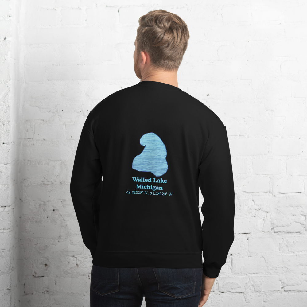 Walled Lake Always Fresh, Sometimes Frozen Unisex Sweatshirt