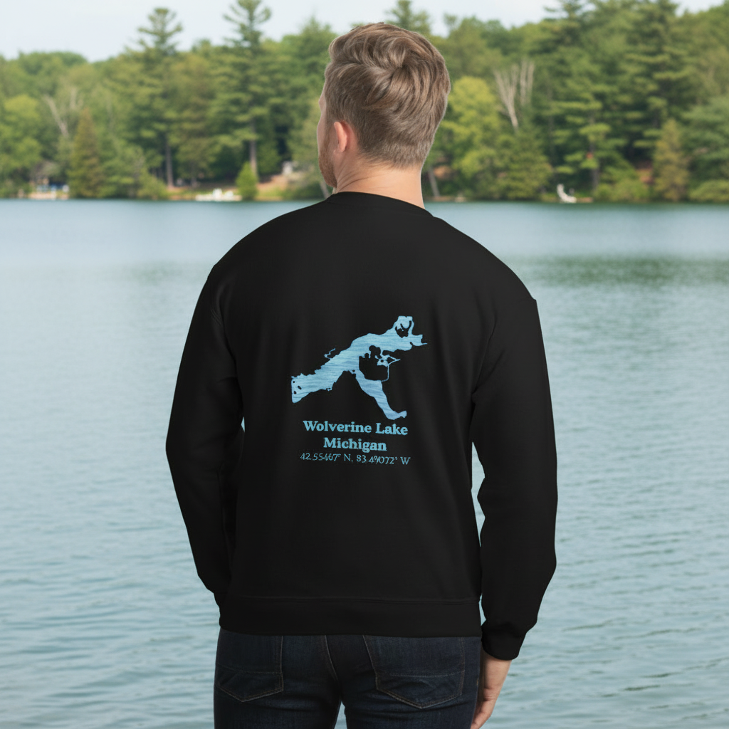 Wolverine Lake Always Fresh, Sometimes Frozen Unisex Sweatshirt
