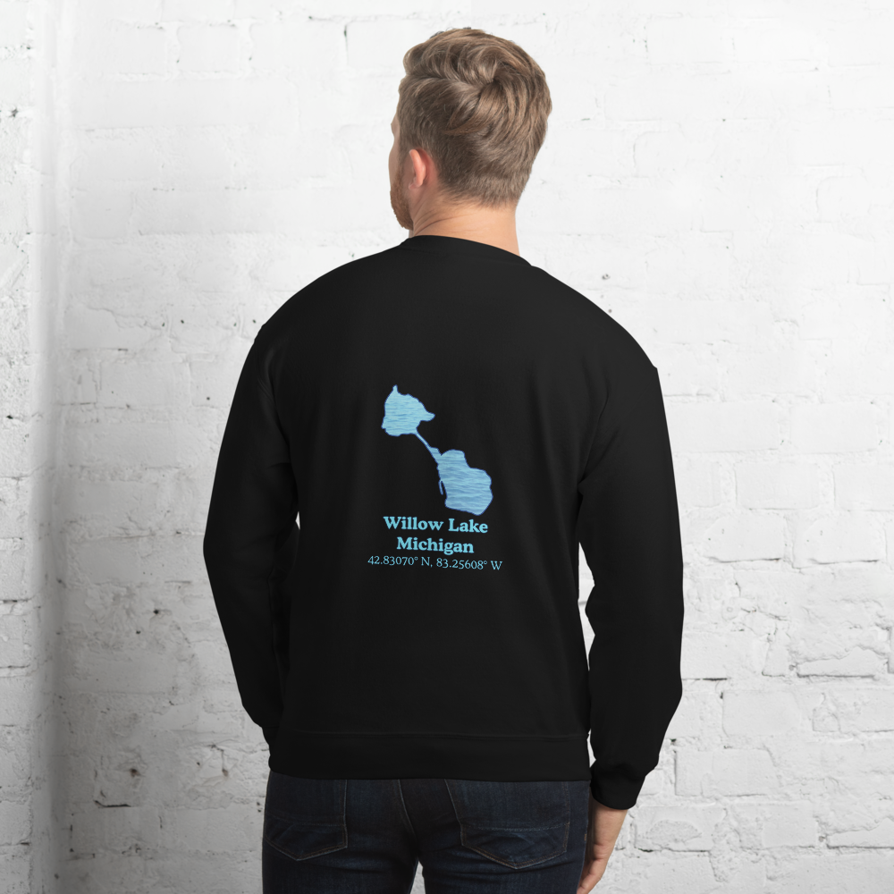 Willow Lake Always Fresh, Sometimes Frozen Unisex Sweatshirt