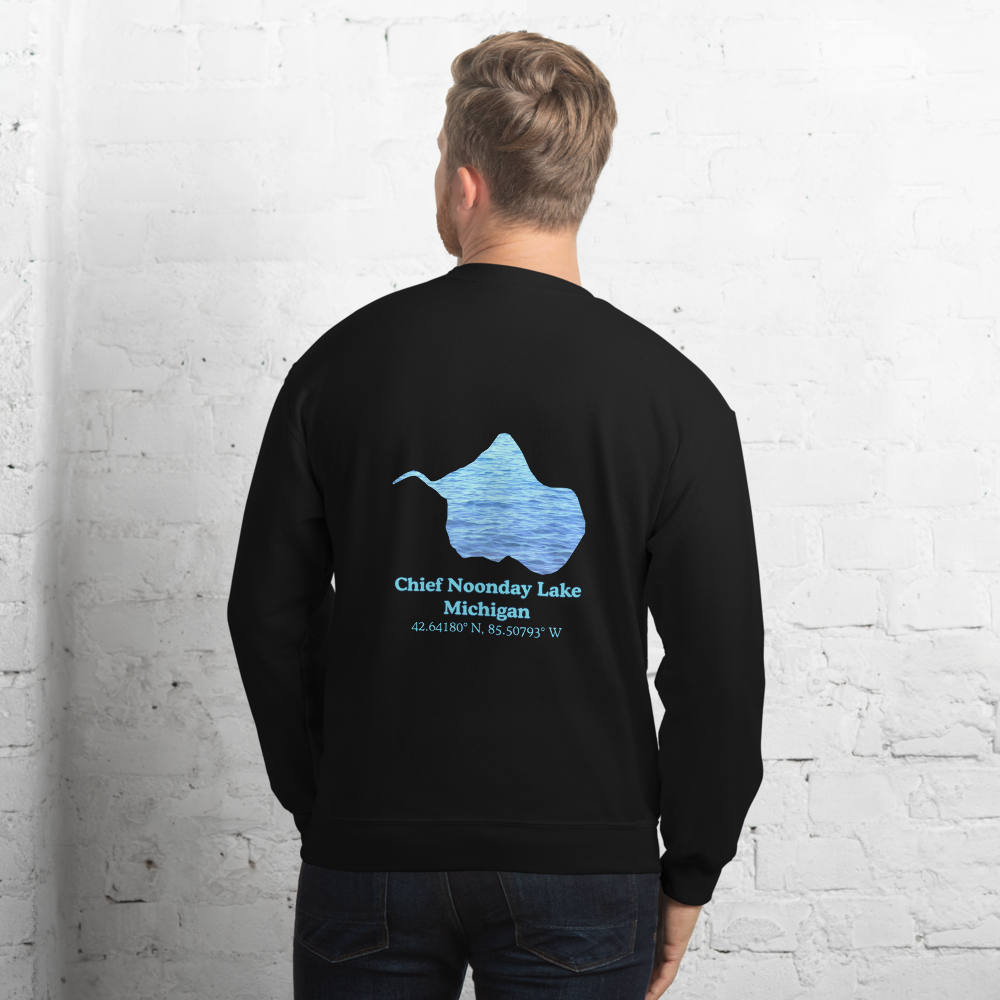 Chief Noonday Lake Always Fresh, Sometimes Frozen Unisex Sweatshirt