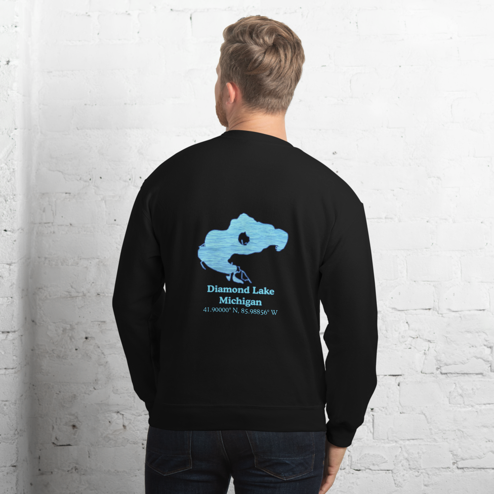 Diamond Lake Always Fresh, Sometimes Frozen Unisex Sweatshirt