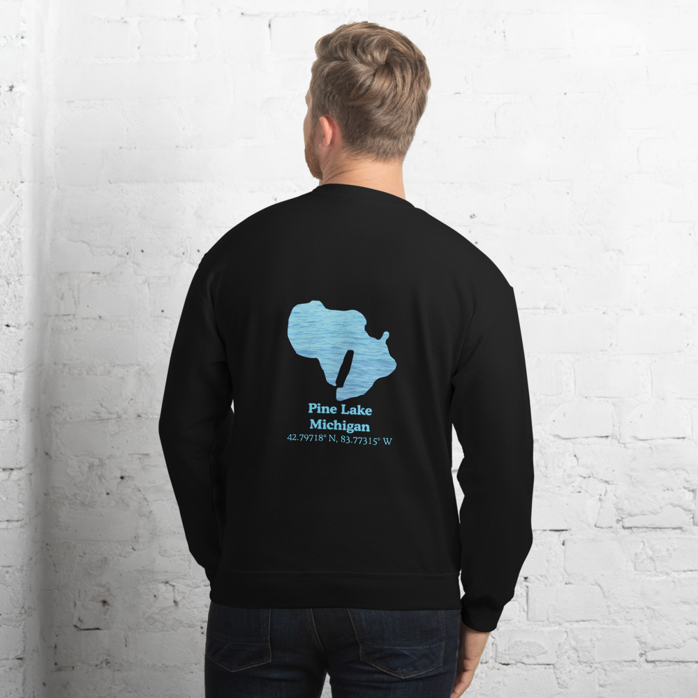 Pine Lake Always Fresh, Sometimes Frozen Unisex Sweatshirt