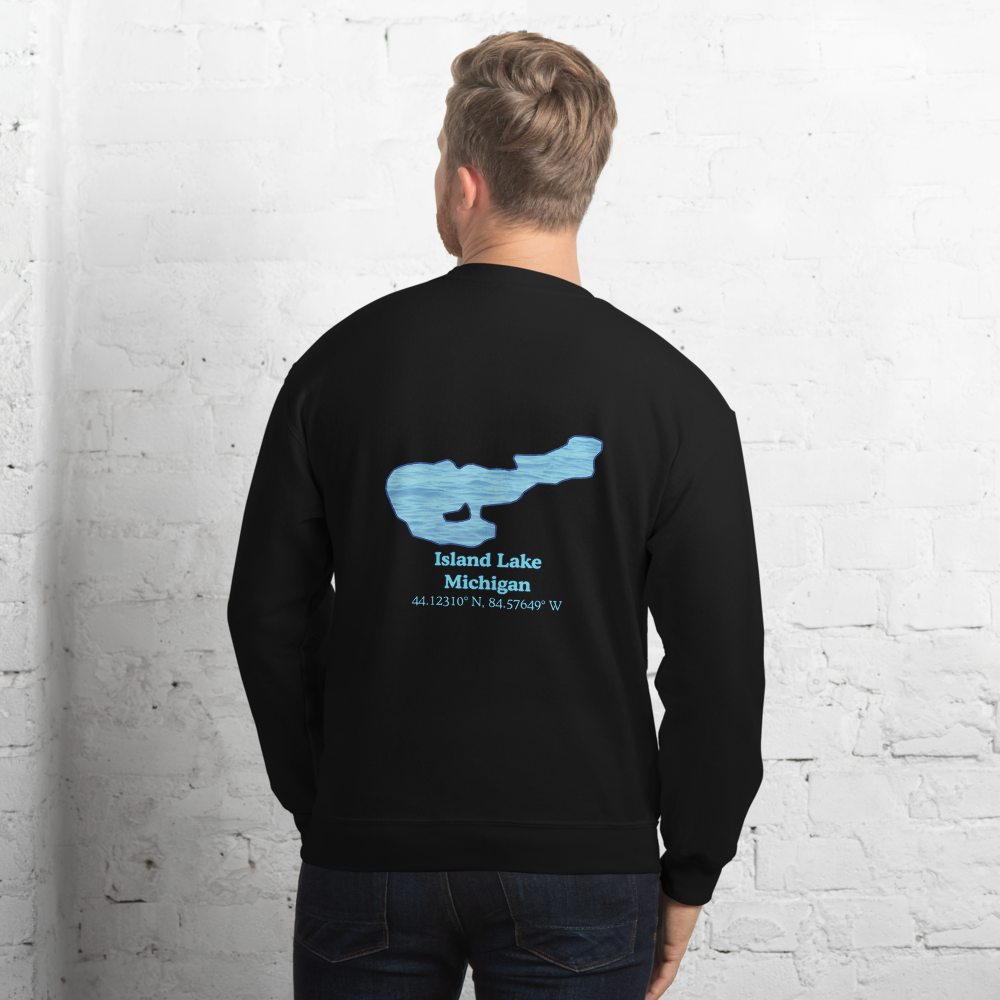 Island Lake Always Fresh, Sometimes Frozen Unisex Sweatshirt