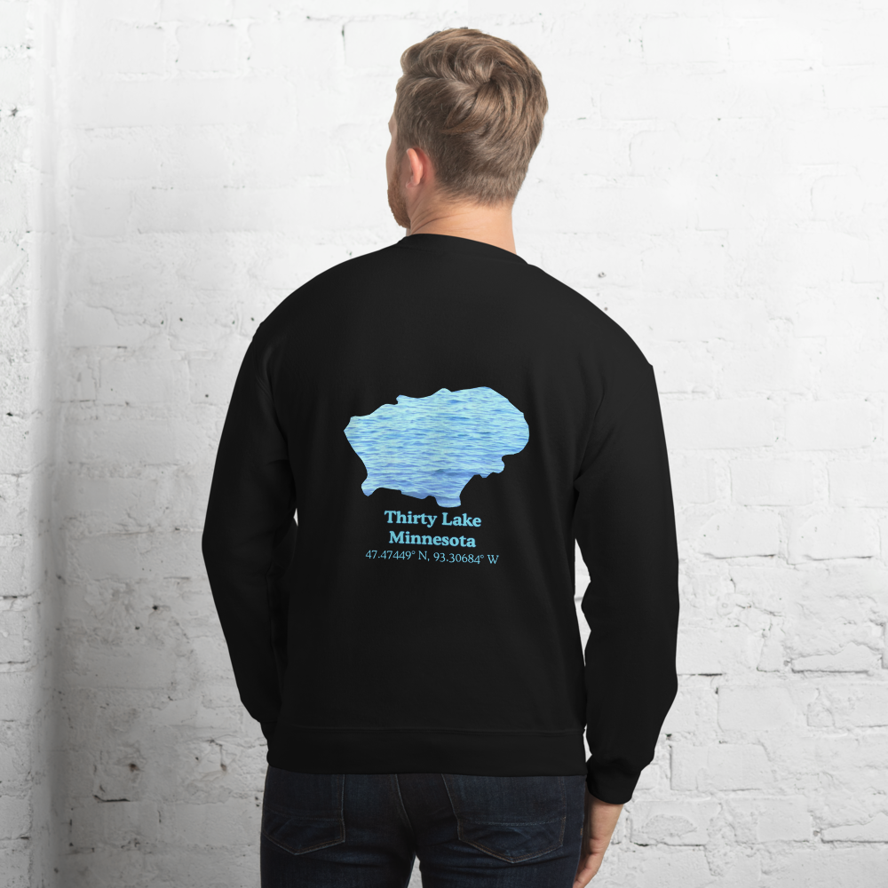 Thirty Lake Always Fresh, Sometimes Frozen Unisex Sweatshirt