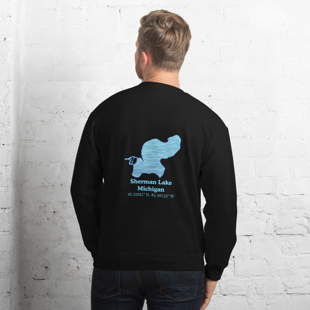 Sherman Lake Always Fresh, Sometimes Frozen Unisex Sweatshirt