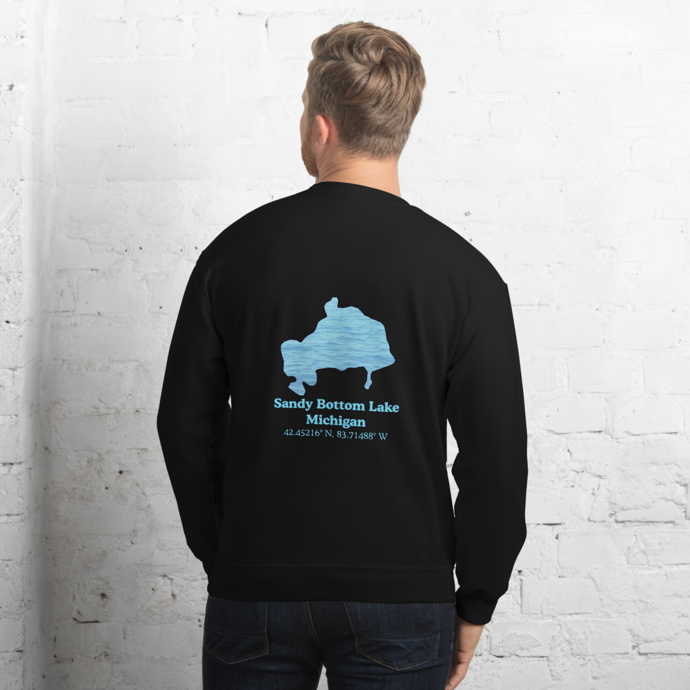 Sandy Bottom Lake Always Fresh, Sometimes Frozen Unisex Sweatshirt