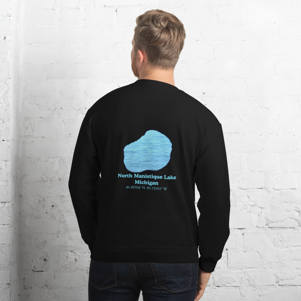 North Manistique Lake Always Fresh, Sometimes Frozen Unisex Sweatshirt