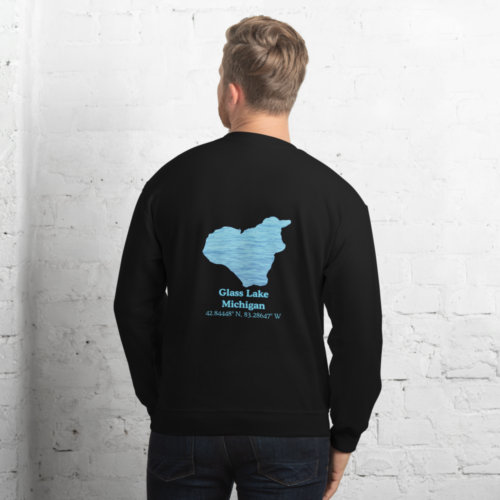 Glass Lake Always Fresh, Sometimes Frozen Unisex Sweatshirt