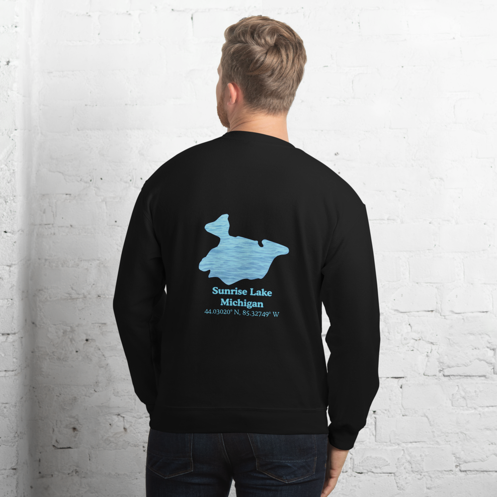 Sunrise Lake Always Fresh, Sometimes Frozen Unisex Sweatshirt