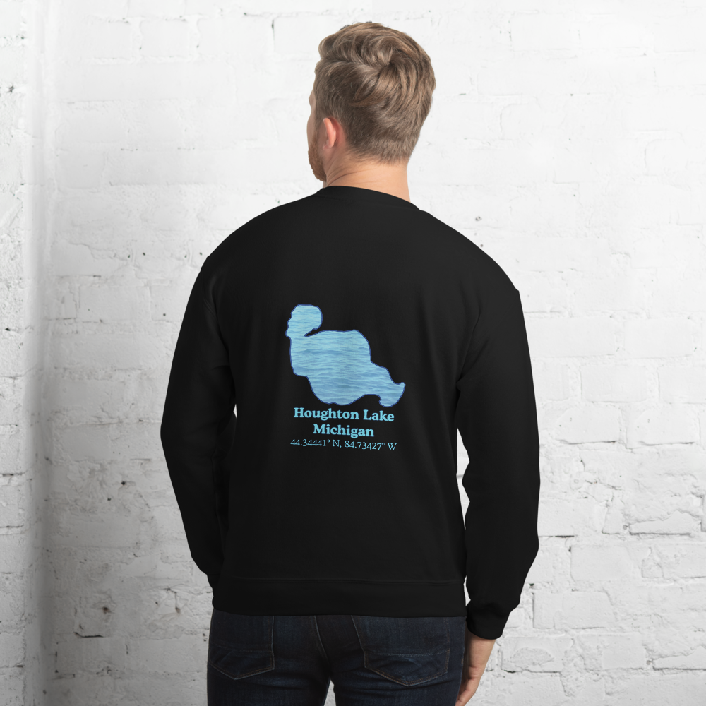 Houghton Lake Always Fresh, Sometimes Frozen Unisex Sweatshirt