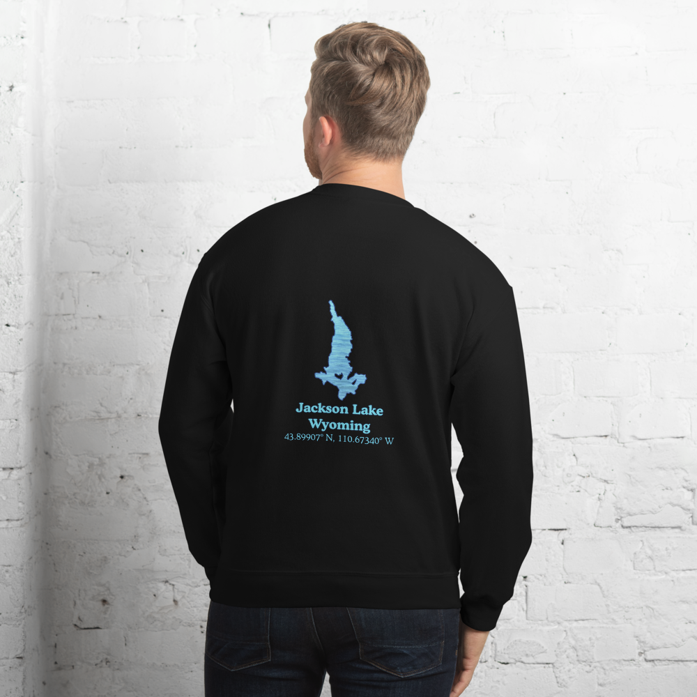 Jackson Lake Always Fresh, Sometimes Frozen Unisex Sweatshirt