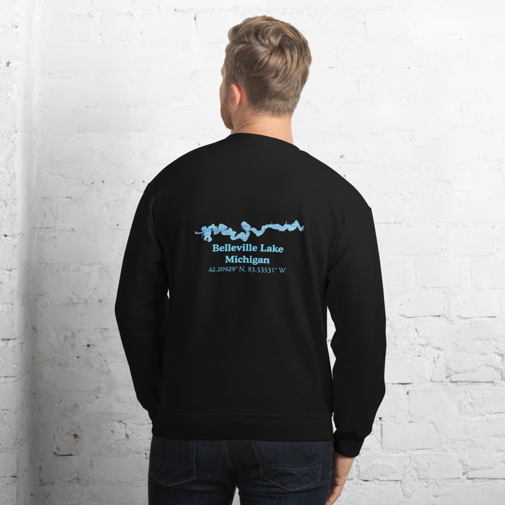 Belleville Lake Always Fresh, Sometimes Frozen Unisex Sweatshirt