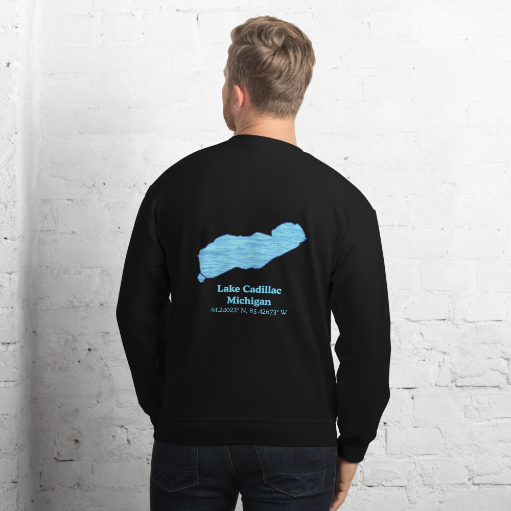 Lake Cadillac Always Fresh, Sometimes Frozen Unisex Sweatshirt