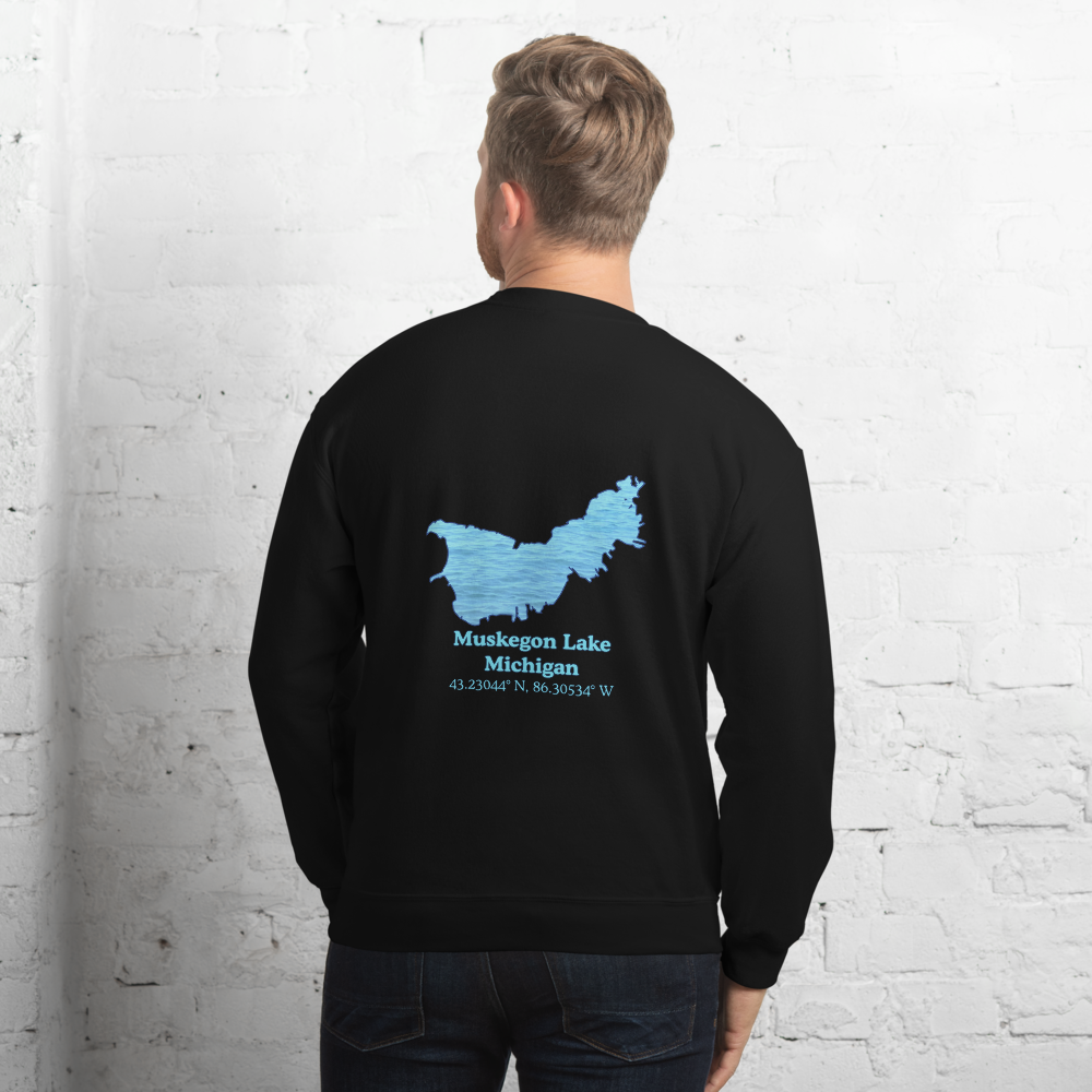 Muskegon Lake Always Fresh, Sometimes Frozen Unisex Sweatshirt