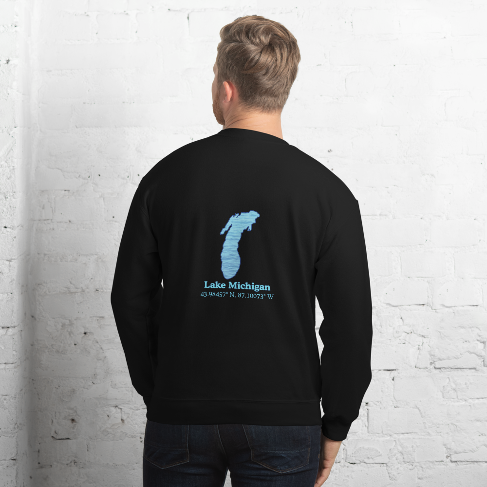 Lake Michigan Always Fresh, Sometimes Frozen Unisex Sweatshirt