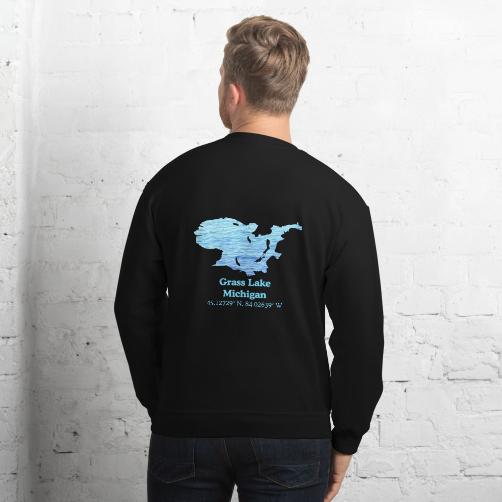 Grass Lake Always Fresh, Sometimes Frozen Unisex Sweatshirt