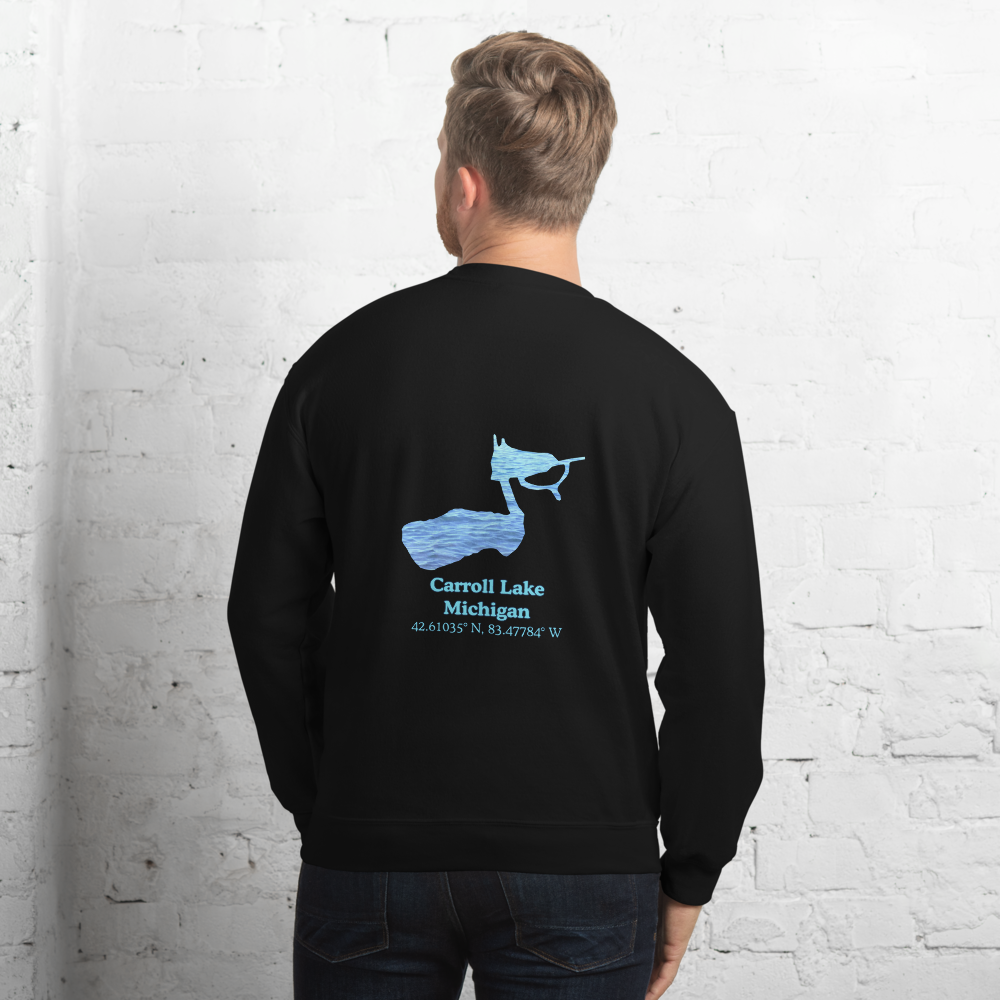 Carroll Lake Always Fresh, Sometimes Frozen Unisex Sweatshirt