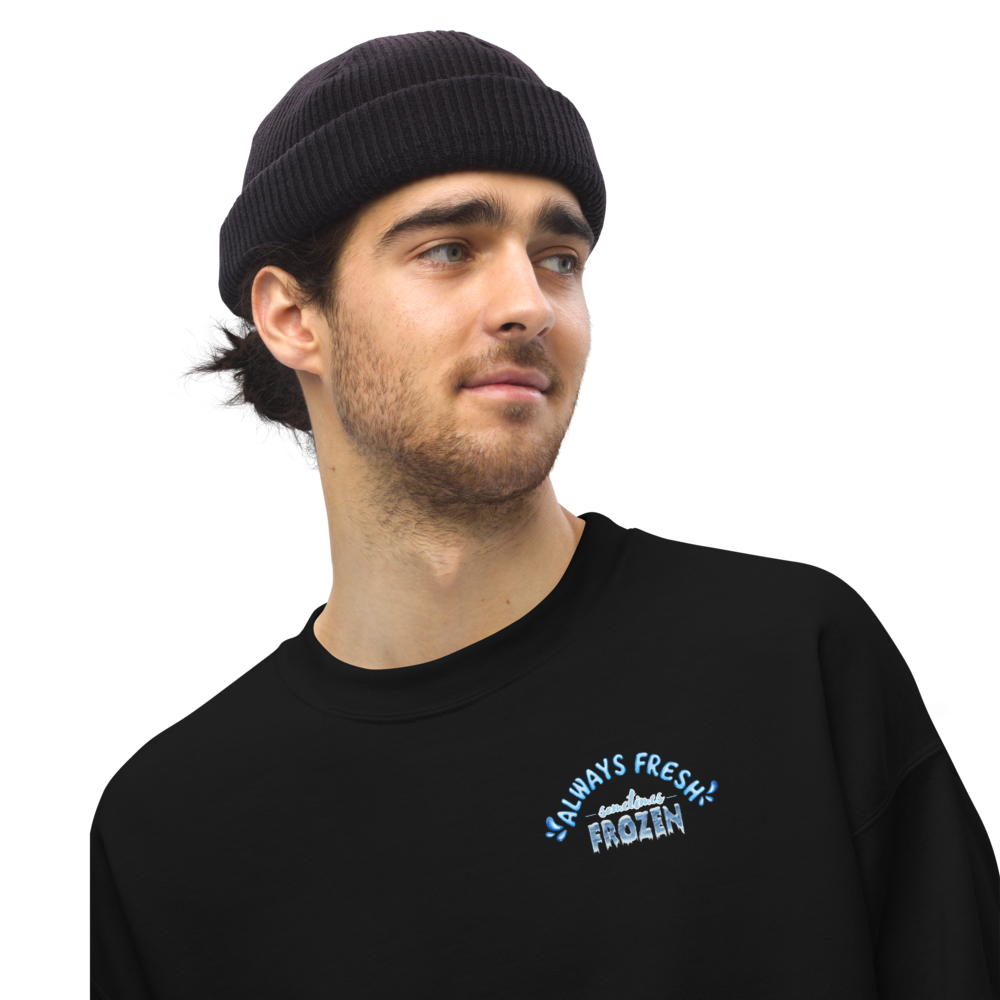 Muskegon Lake Always Fresh, Sometimes Frozen Unisex Sweatshirt