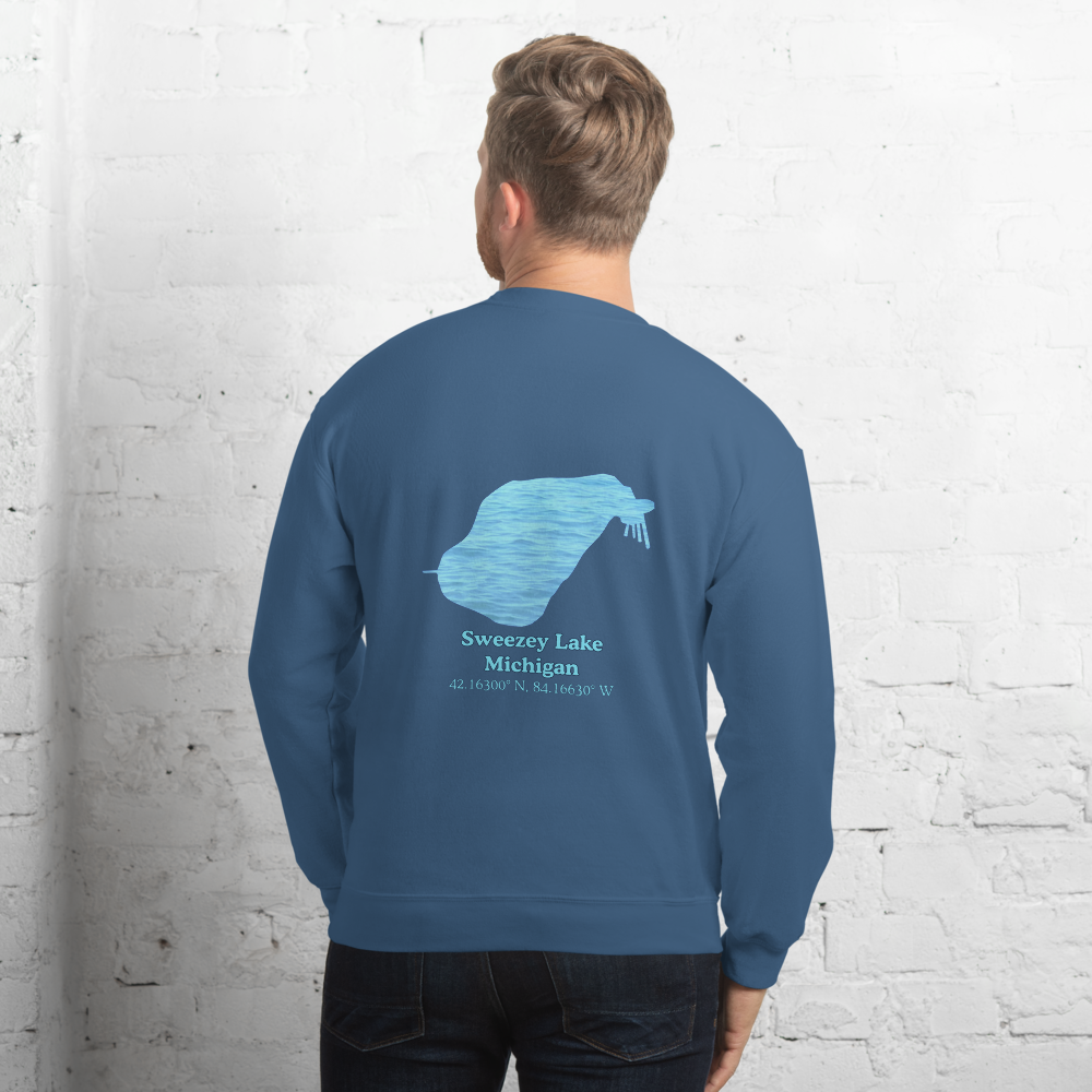 Sweezey Lake Always Fresh, Sometimes Frozen Unisex Sweatshirt