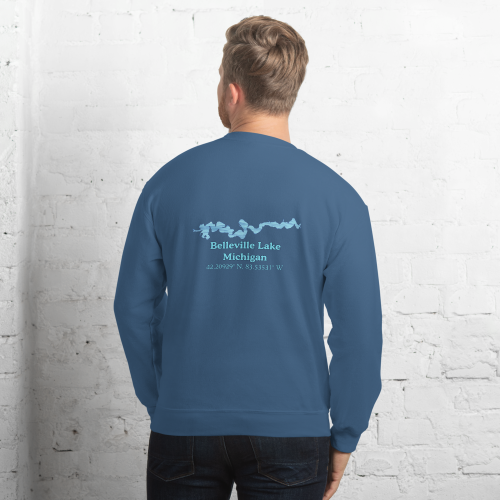 Belleville Lake Always Fresh, Sometimes Frozen Unisex Sweatshirt