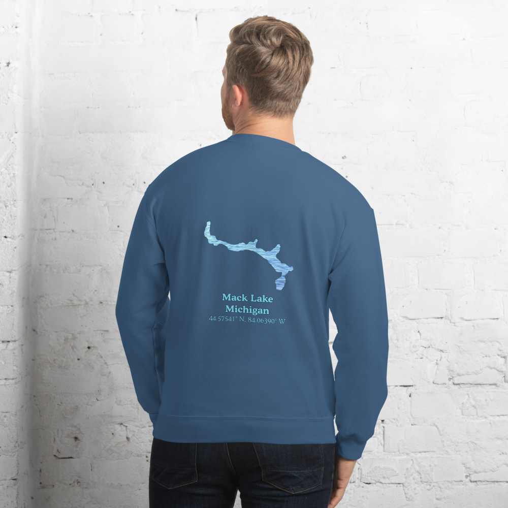 Mack Lake Always Fresh, Sometimes Frozen Unisex Sweatshirt