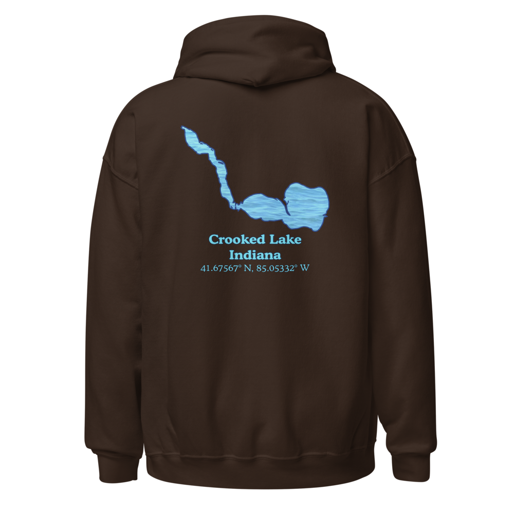 Crooked Lake Unisex Pullover Hoodie