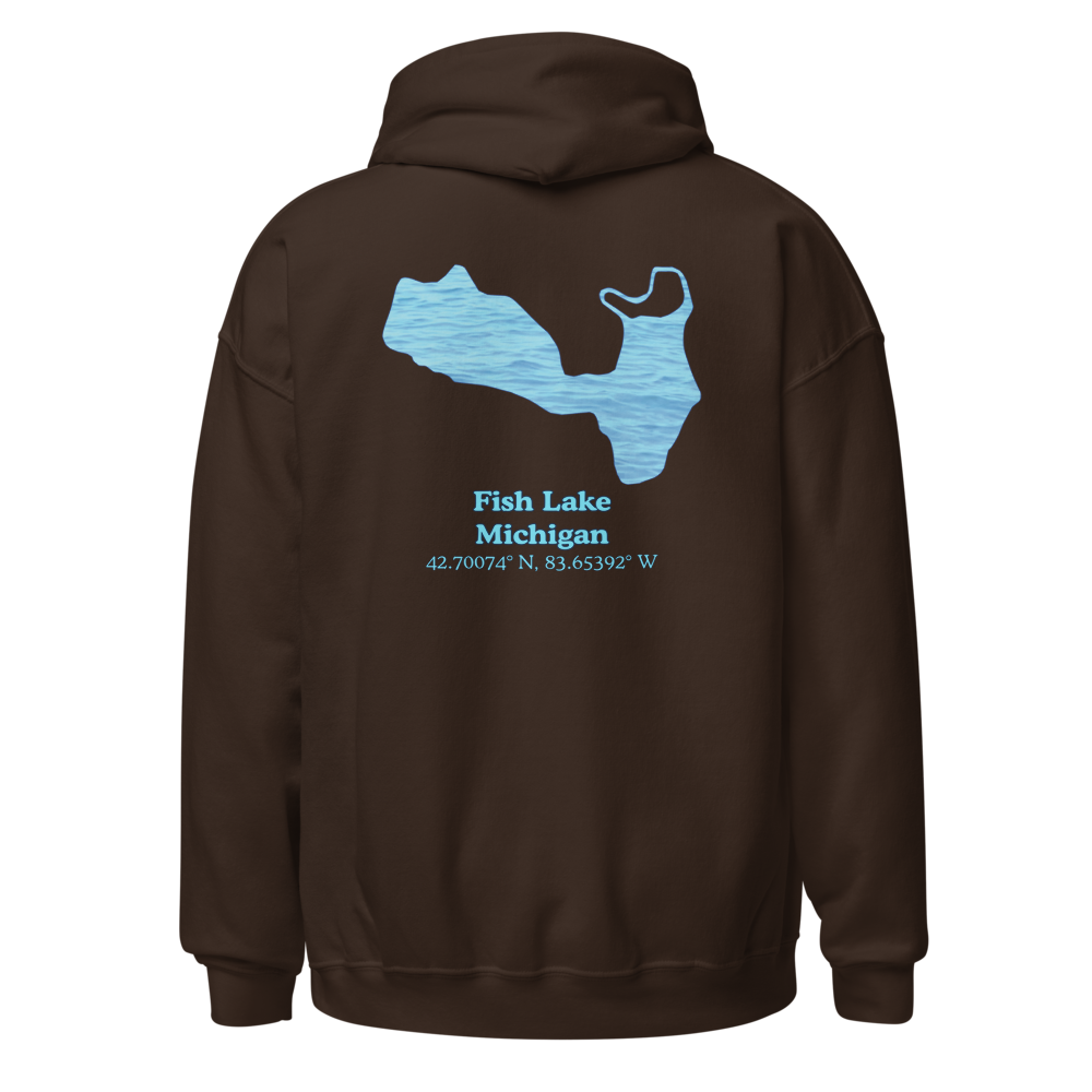Fish Lake Unisex Pullover Hoodie