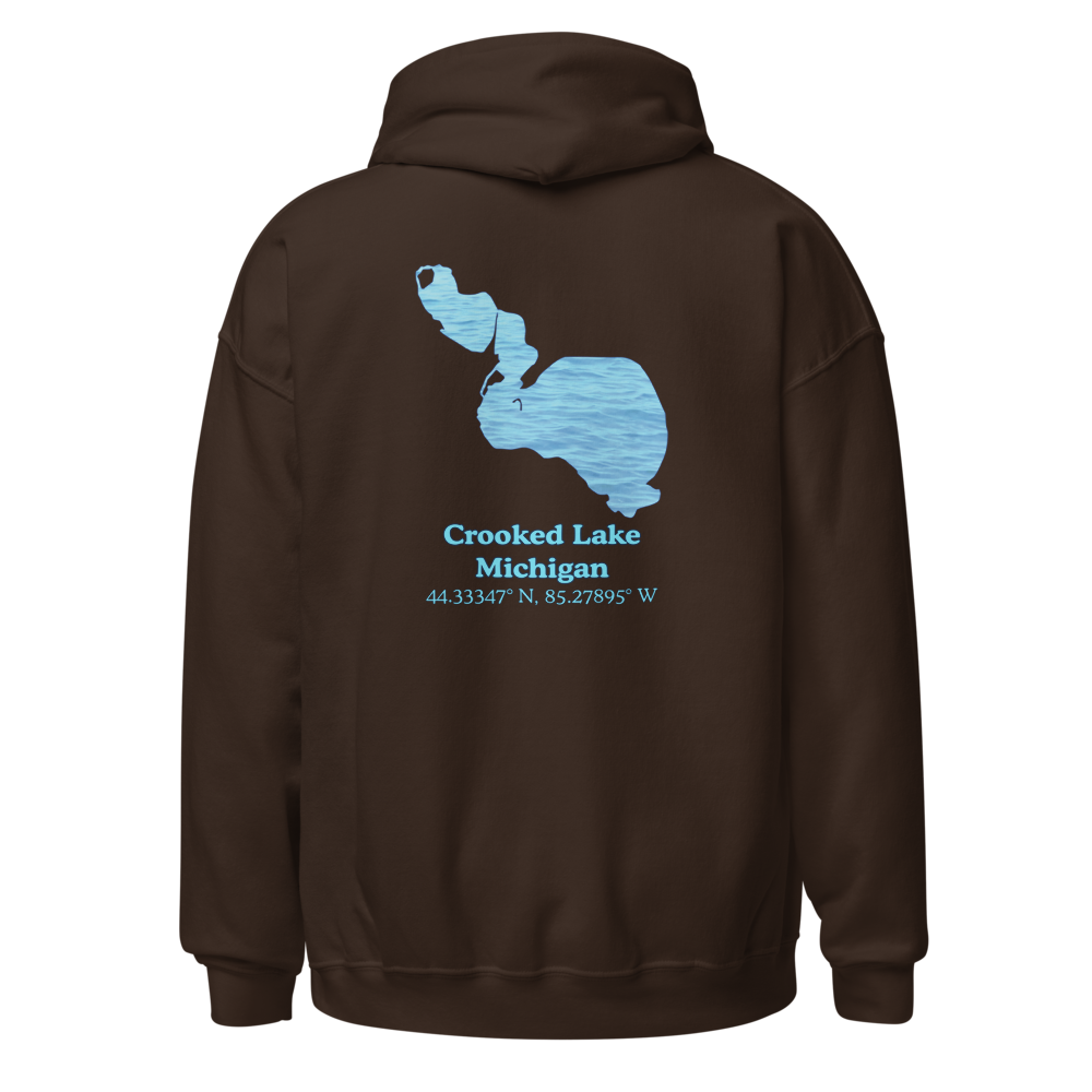 Crooked Lake Unisex Pullover Hoodie