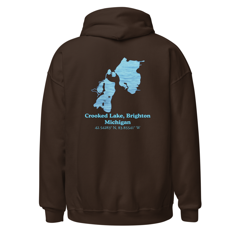 Crooked Lake, Brighton Unisex Pullover Hoodie