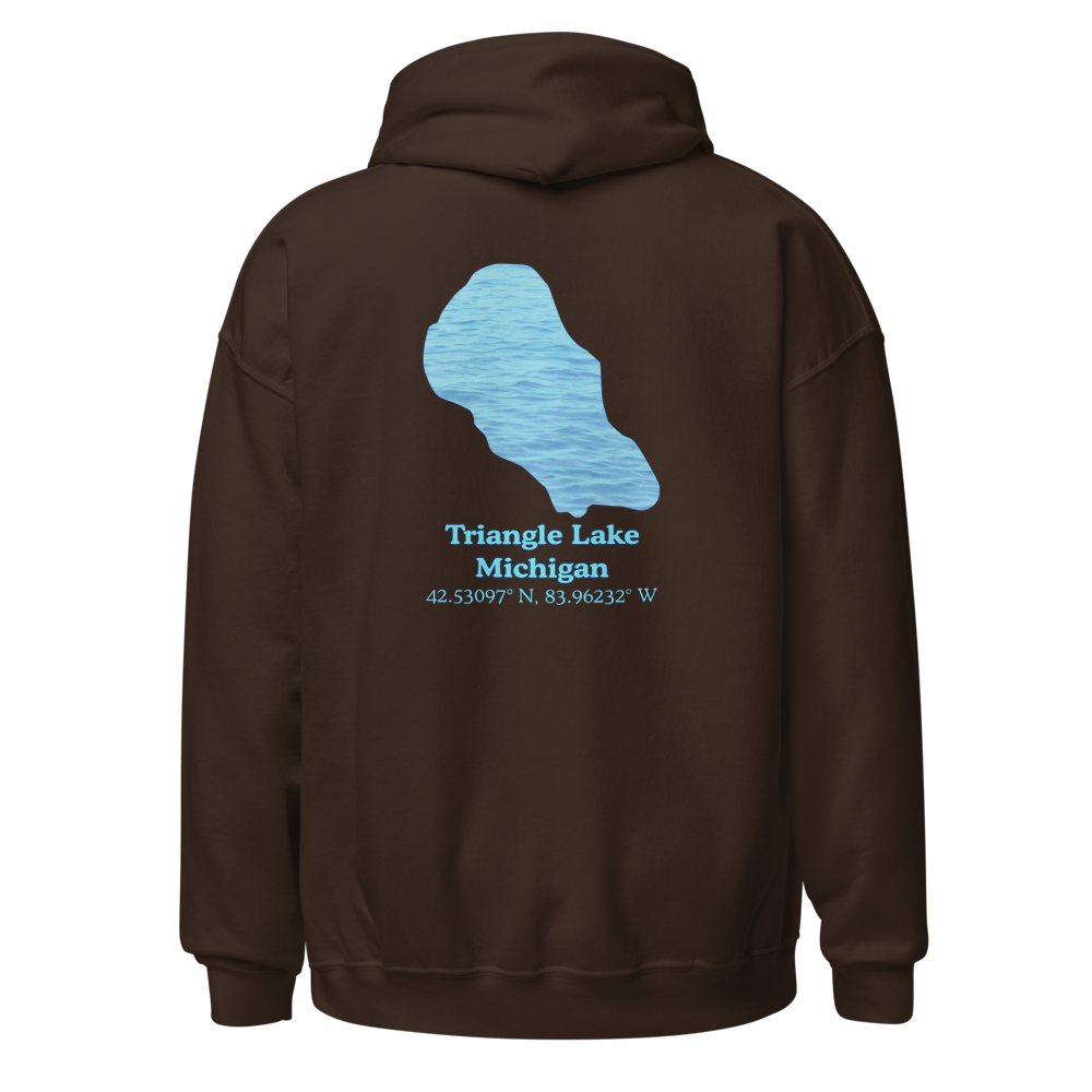 Triangle Lake Unisex Pullover Hoodie