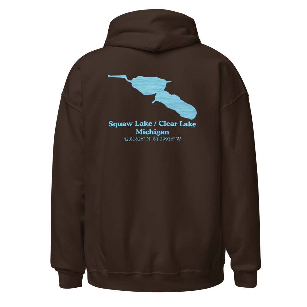 Squaw Lake / Clear Lake Unisex Pullover Hoodie
