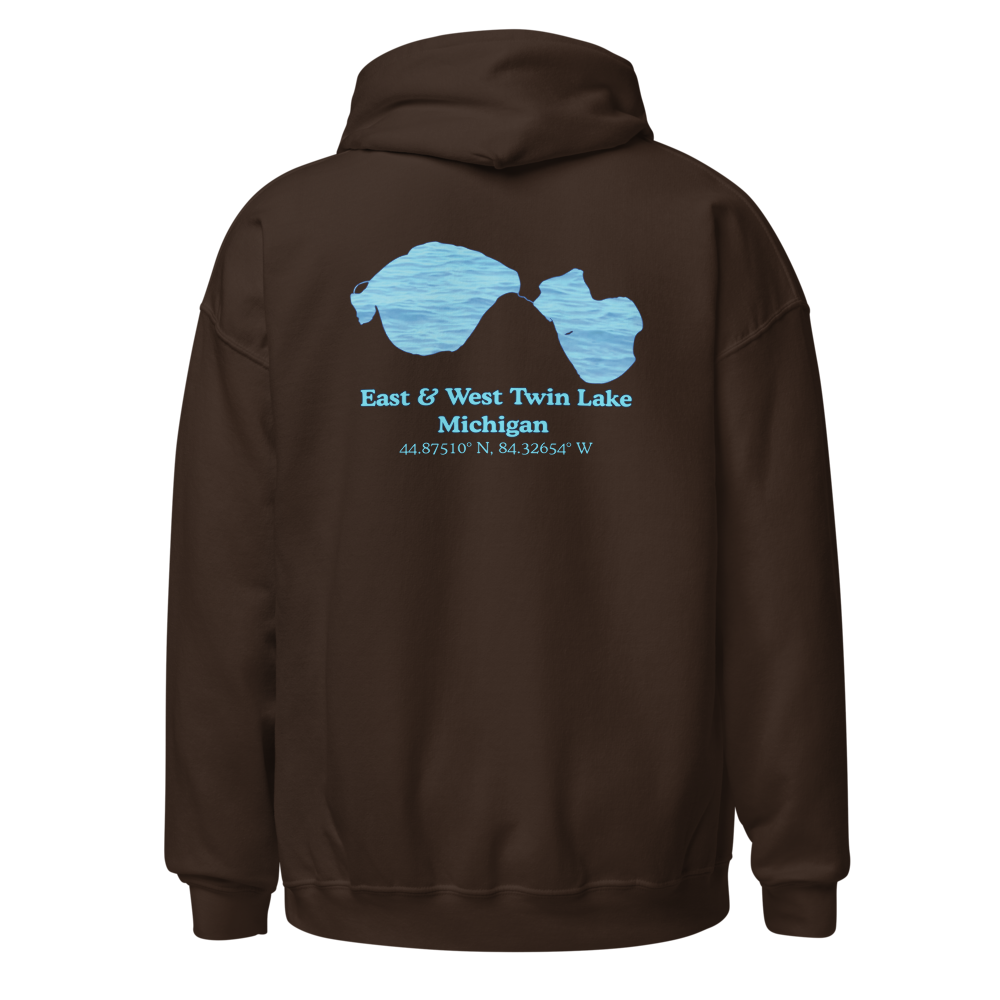 East & West Twin Lake Unisex Pullover Hoodie