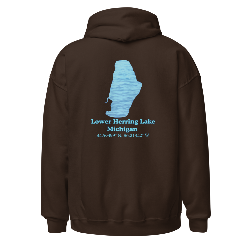 Lower Herring Lake Unisex Pullover Hoodie