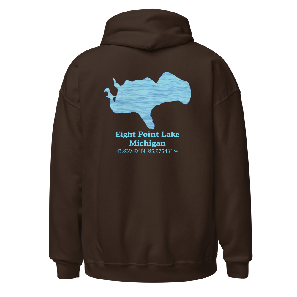Eight Point Lake Unisex Pullover Hoodie