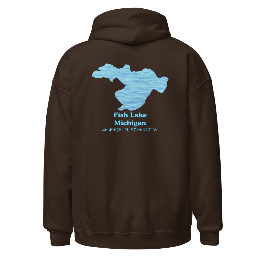 Fish Lake Unisex Pullover Hoodie