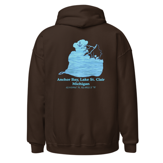 Anchor Bay, Lake St. Clair Unisex Pullover Hoodie
