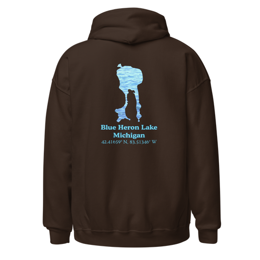 Blue Heron Lake Unisex Pullover Hoodie