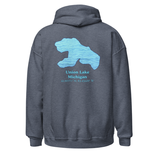 Classic Unisex Pullover Hoodie - Union Lake on back and We Lake You on front
