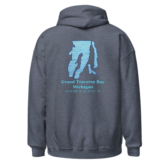 Grand Traverse Bay Unisex Pullover Hoodie