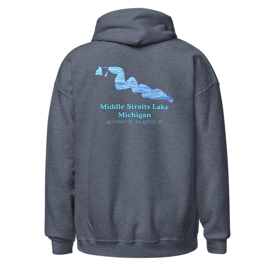 Middle Straits Lake Unisex Pullover Hoodie