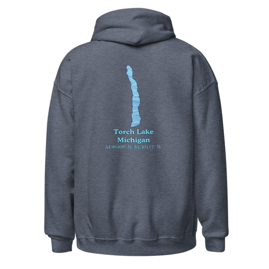 Torch Lake Unisex Pullover Hoodie
