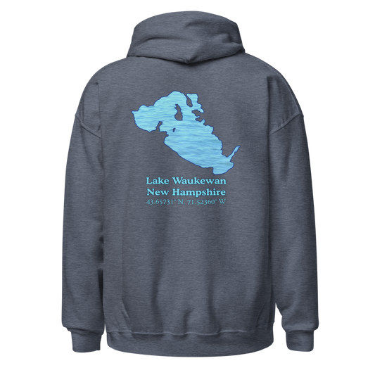 Lake Waukewan Unisex Pullover Hoodie