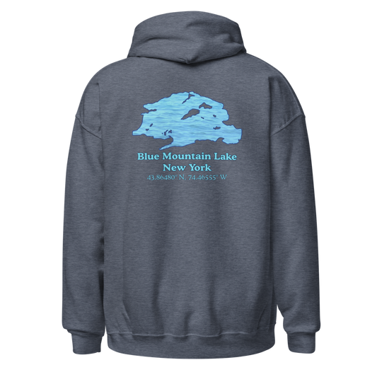 Blue Mountain Lake Unisex Pullover Hoodie
