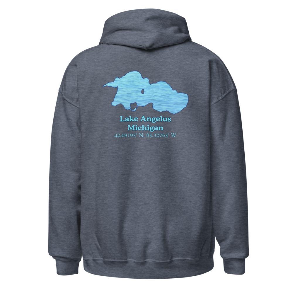 Classic Unisex Pullover Hoodie - Lake Angelus on back and We Lake You on front