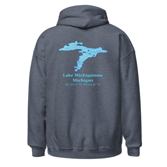 Lake Michigamme Unisex Pullover Hoodie
